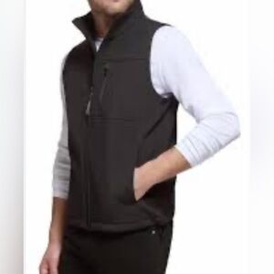 Calvin Klein Men's Black Zip-Up Vest XXL
